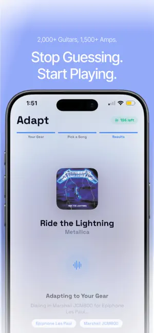 ToneAdapt - Guitar Tone Match iPhone screenshot 3