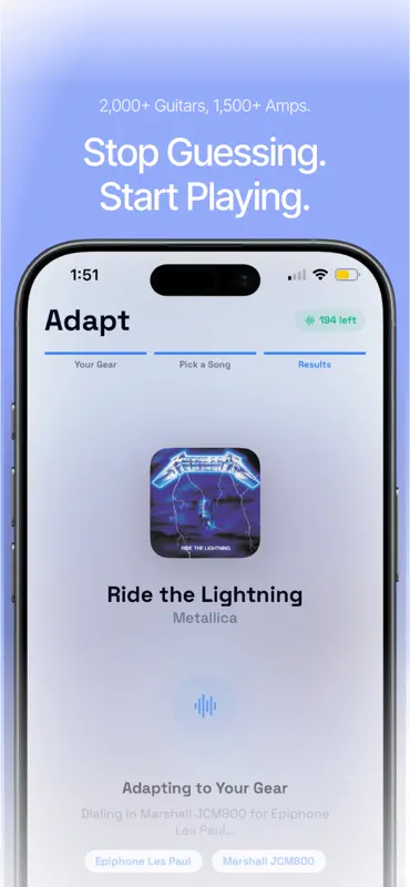 ToneAdapt - Guitar Tone Match screenshot 3 of 5