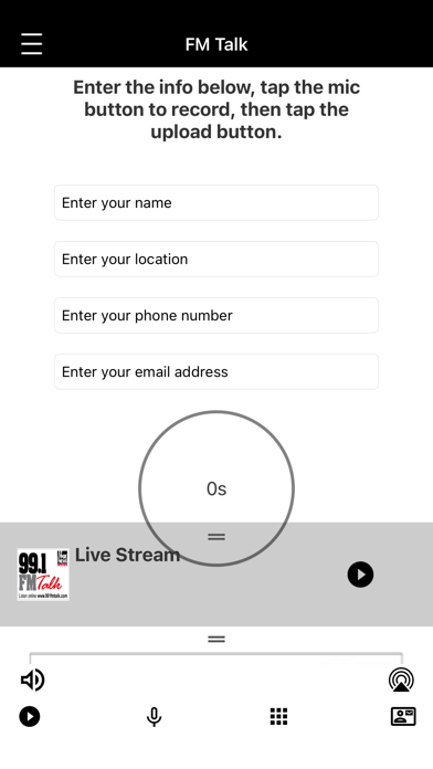 991FMTalk Fox News Radio iPhone screenshot 4 - Entertainment app