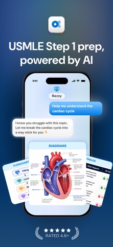 USMLE Step 1 Prep: Oncourse AI iPhone screenshot