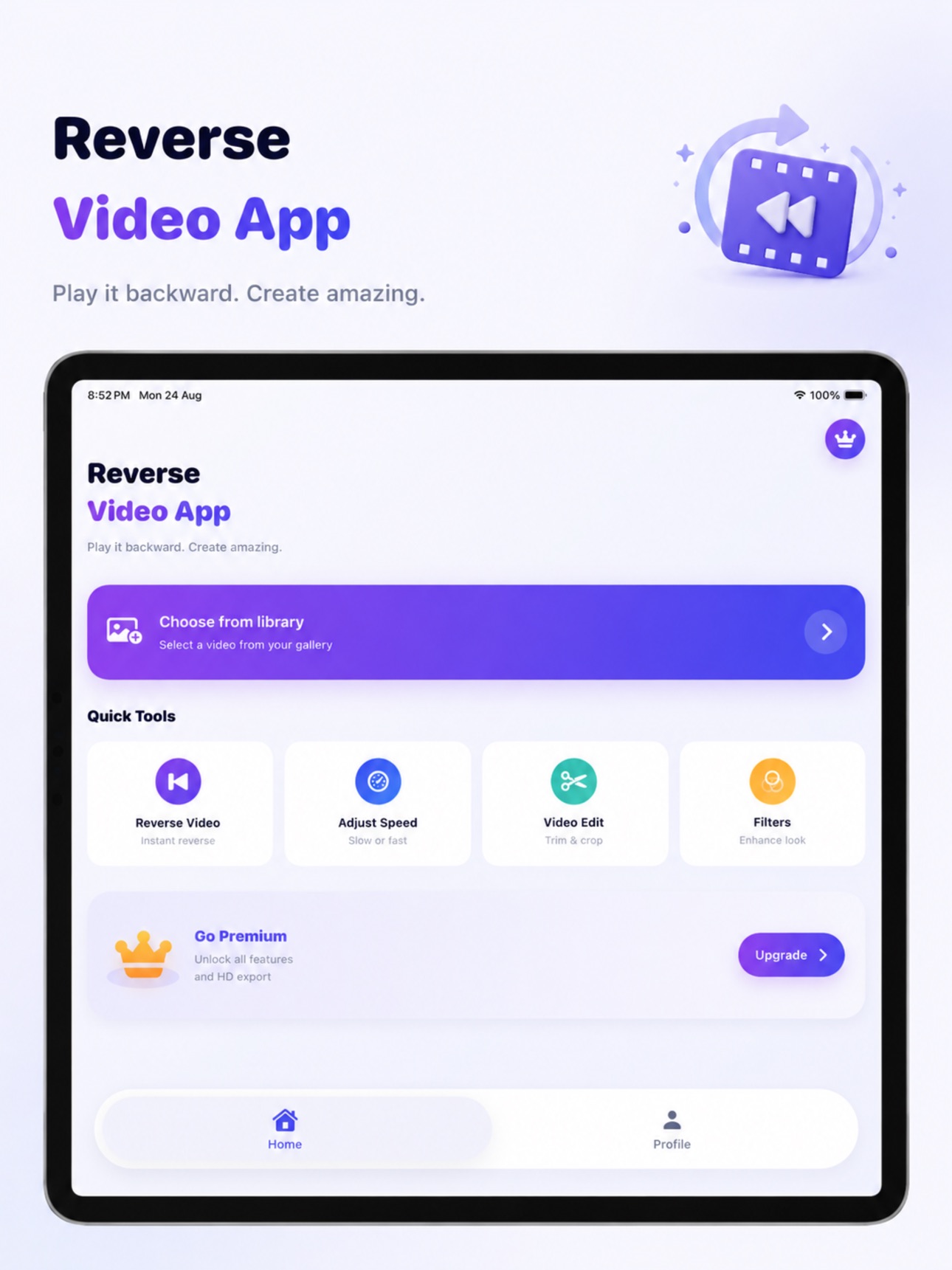 Screenshot 4 of Reverse Video: Rewind Videos