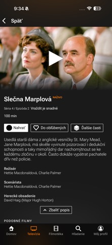 Orange TV iPhone screenshot