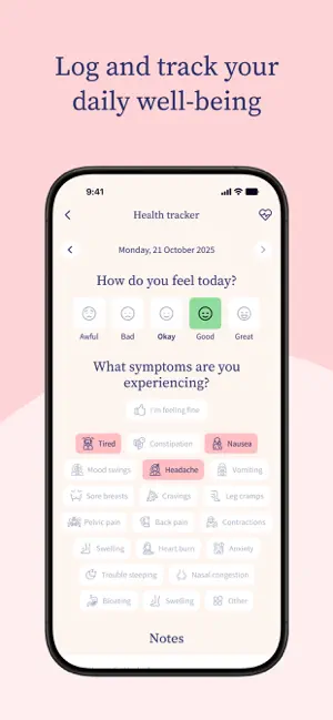 Pregnancy Tracker | Preglife screenshot 8