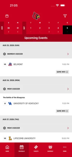 Louisville Cardinals screenshot 2