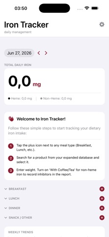 Iron Tracker Screenshot 1 of 4