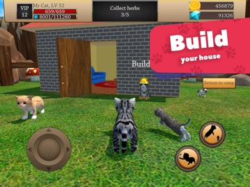 Cat Simulator 3D - Animal Life iPad screenshot
