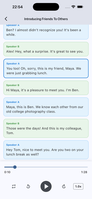 EngTalk: Conversation Practice Screenshot 1 of 4