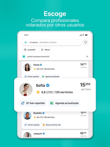 Webel - Servicios a domicilio iPad screenshot 4