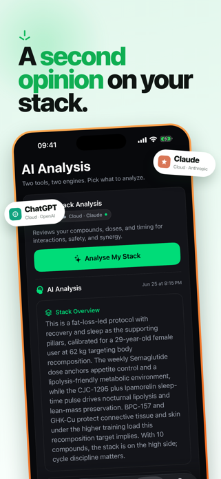 Peptide Tracker & AI Journal Screenshot 5 of 6