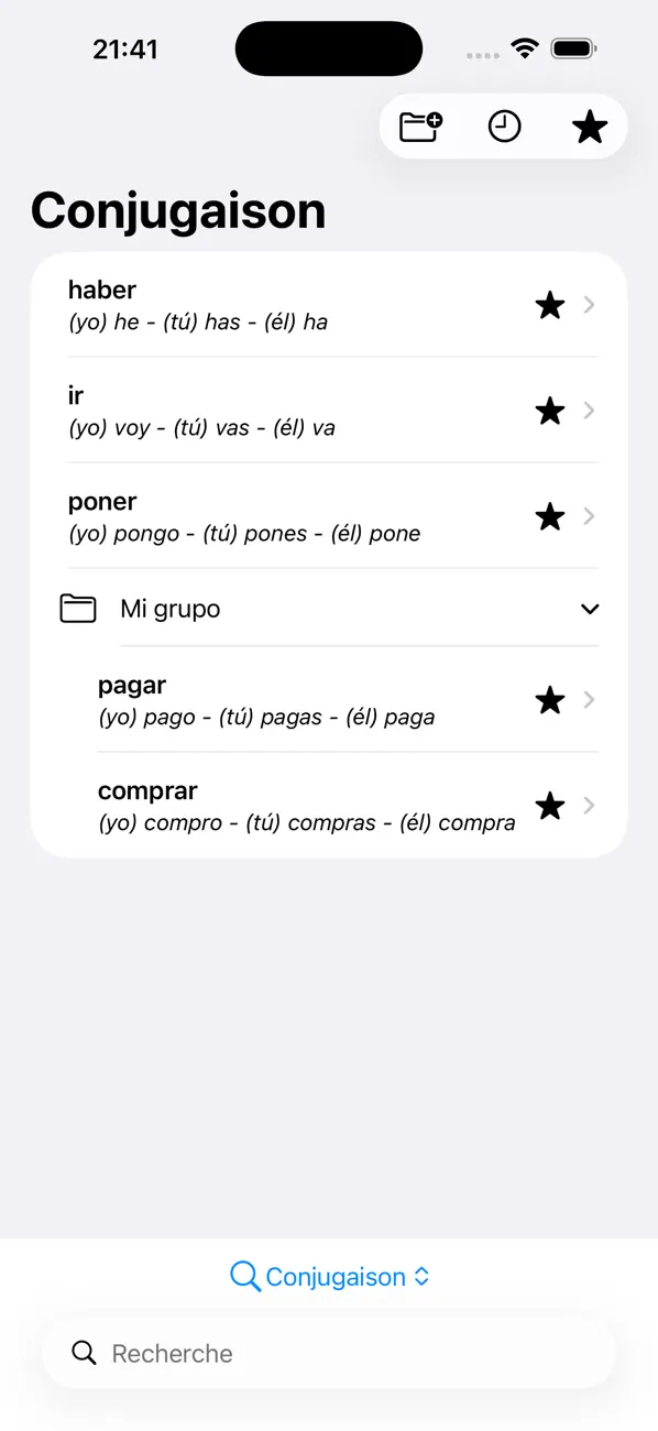 Screenshot #3 pour El Conjugador