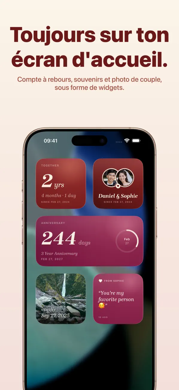 Screenshot #2 pour Bloom : appli & widget couple