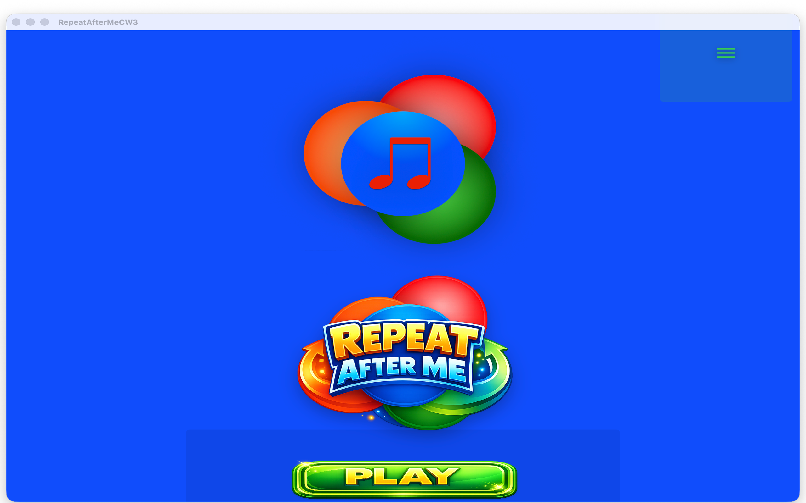 Just Repeat After Me!