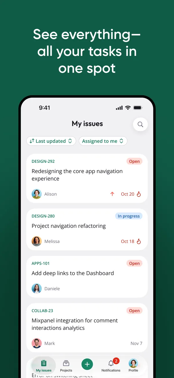 Screenshot #1 pour Backlog: Project Management