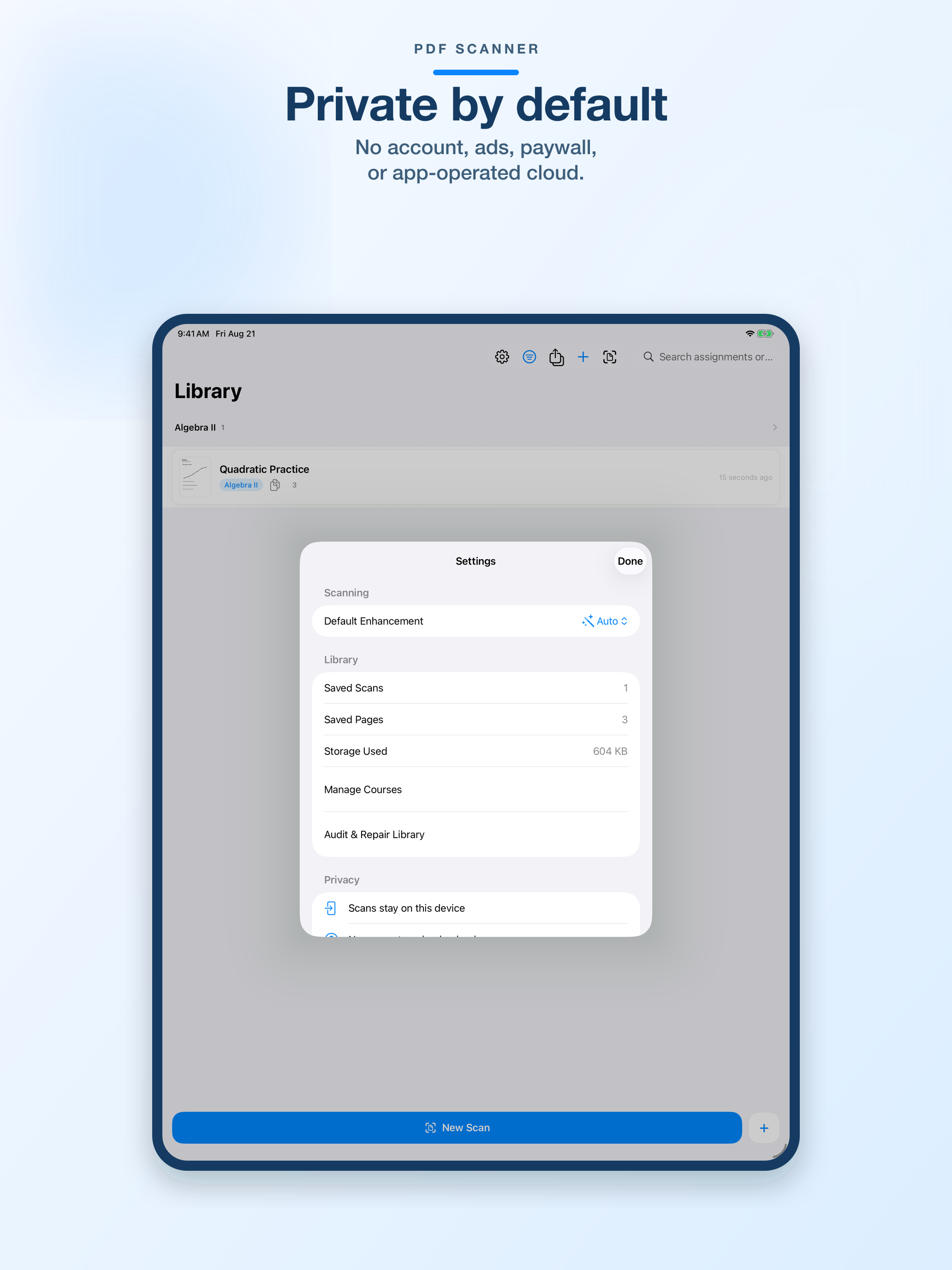 PDF Homework Scanner screenshot 10
