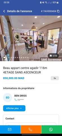 2p.ma - Immobilier Maroc Screenshot 2 of 8