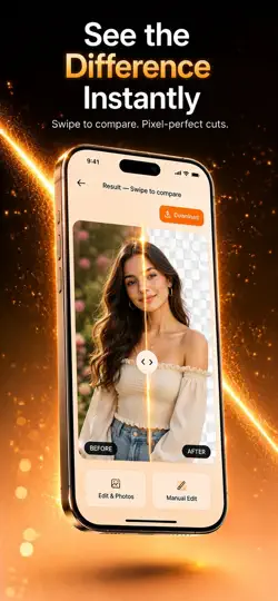 Captura de pantalla de Magic BG Remover: AI BG Eraser en iPhone 2