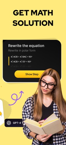 AI Math Problem Solver: MathAI iPhone screenshot