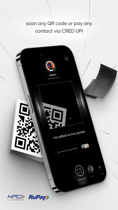 CRED: UPI, Bills, Credit Cards iPhone screenshot 5 - Finance app