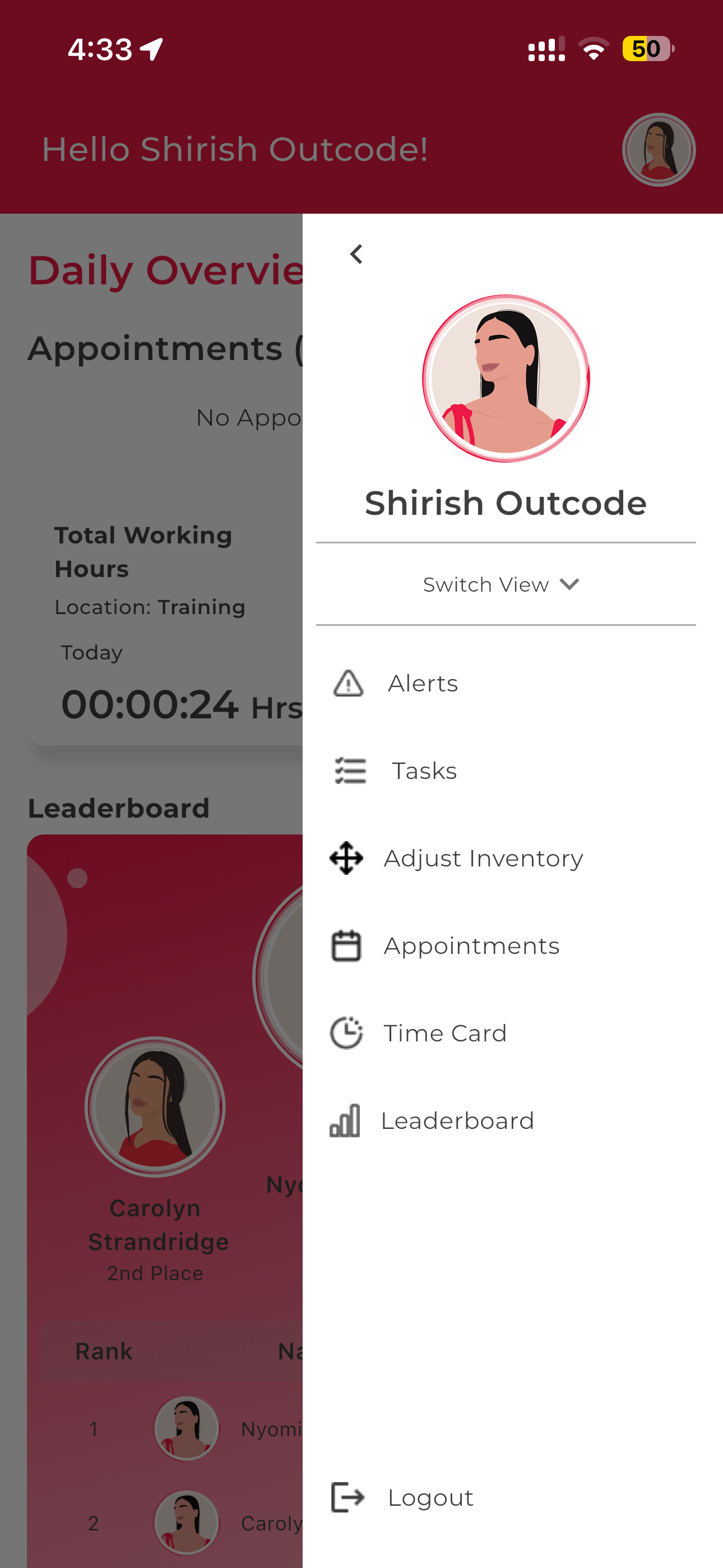 HS Staff & Inventory screenshot 7
