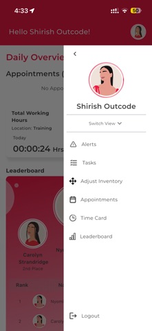 HS Staff & Inventory screenshot