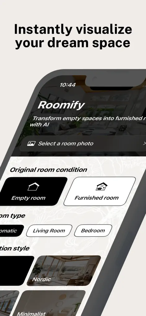 Interior Design AI: Roomify - Lifestyle App | MWM