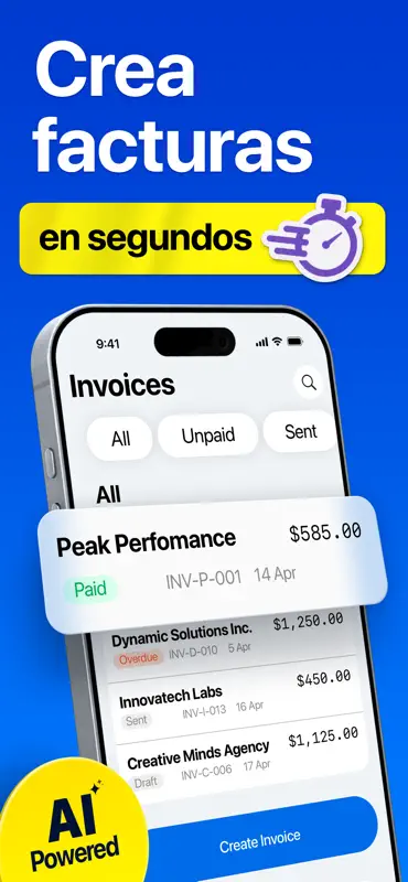 Invy: Facturas y Estimaciones screenshot 1 of 10