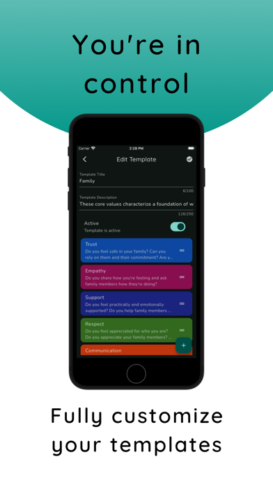 Wellness Wheel - Life Tracking Screenshot