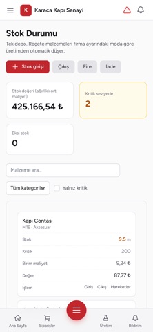 İrensoft Üretim360 screenshot 5
