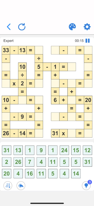 Cross Math - Logic Puzzle Screenshot 1 of 7