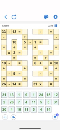 Cross Math - Logic Puzzle screenshot 1