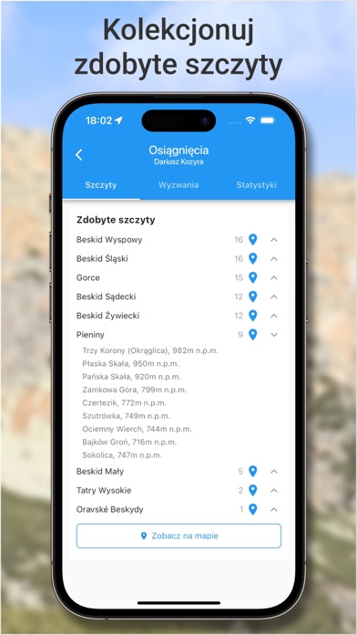 Szlaki - Mapa turystyczna Screenshot