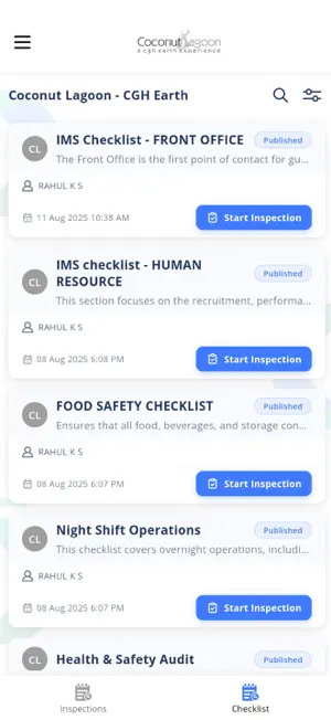 Hotelops Inspection App screenshot 1