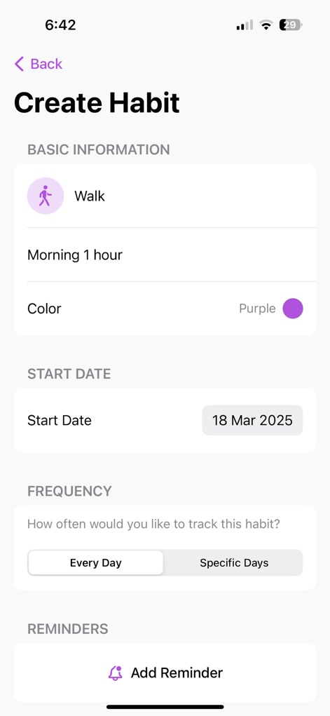 Habit Tracker- Be Productive - Health & Fitness App | MWM