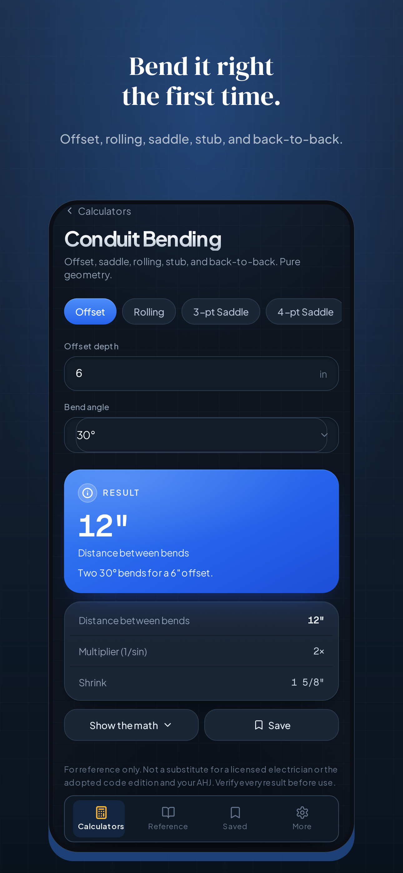 Codewire: Electrician Calc screenshot 4
