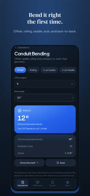 Codewire: Electrician Calc screenshot 4