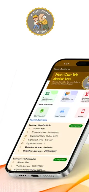 We Too - Time Bank screenshot 1