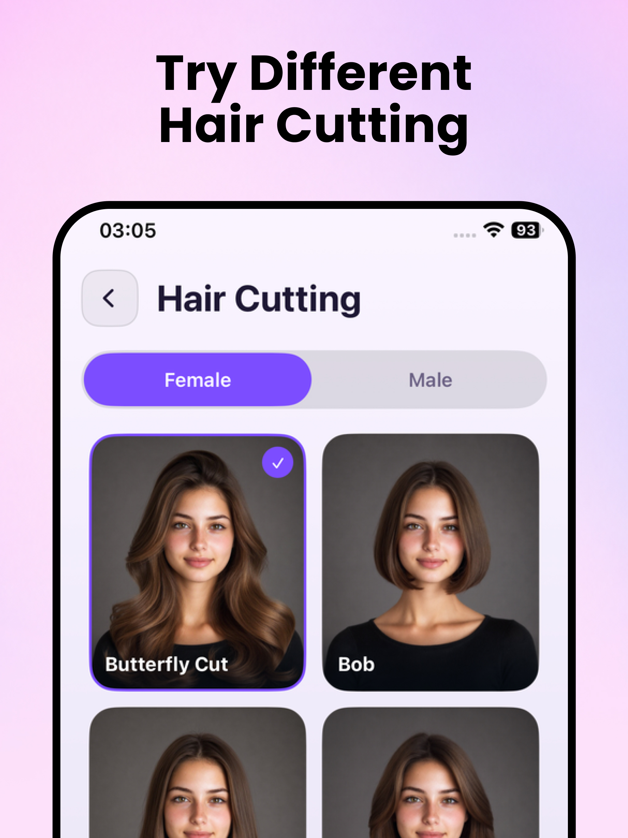 AI Hairstyle Try On : Hairvia screenshot 13