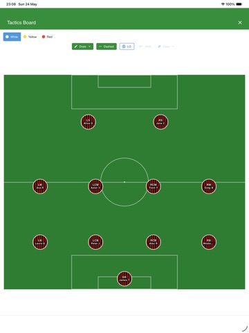 SoccerMgr iPad screenshot