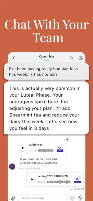 Ava: PCOS Care & Coaching screenshot 3