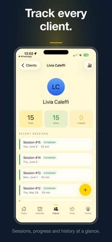 TrainingData: Personal Trainer screenshot