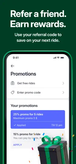 Screenshot von Hopp: Get A Ride auf dem iPhone 6