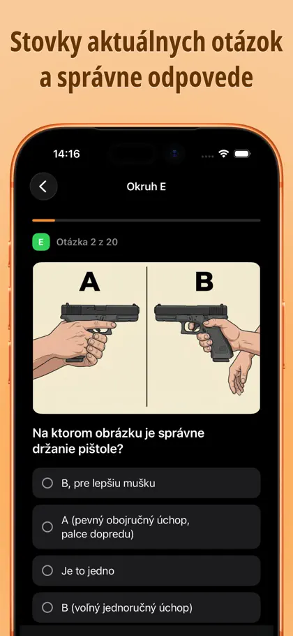 Screenshot 6 von 6 zu Zbrojný Preukaz Test - Zbroják