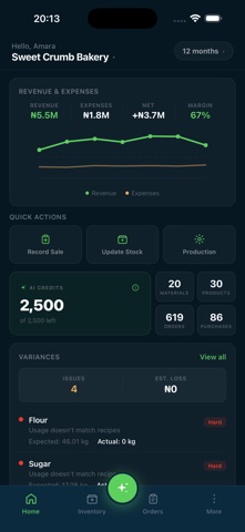 Wayg: AI Powered Bookkeeping screenshot