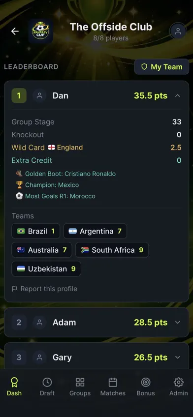 Fantasy Cup screenshot 3
