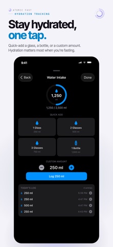 Atomic Fast: Fasting & Diet Screenshot 9 of 10
