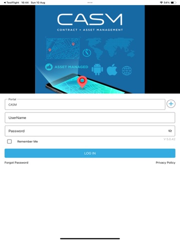 CASM iPad screenshot