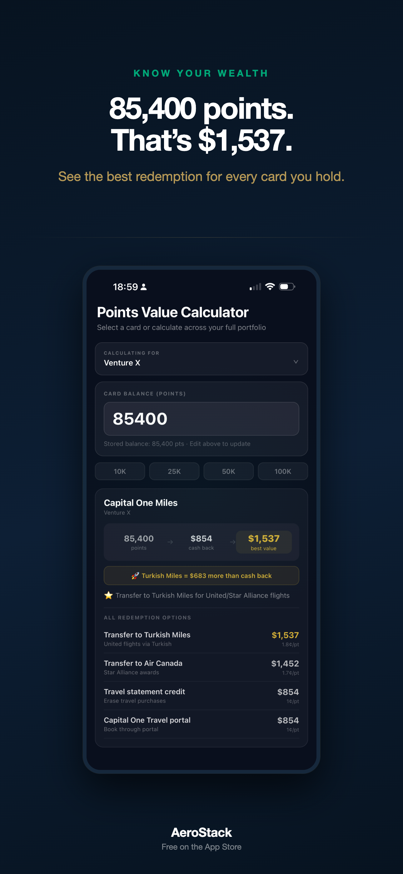 AeroStack: Travel Rewards screenshot 3