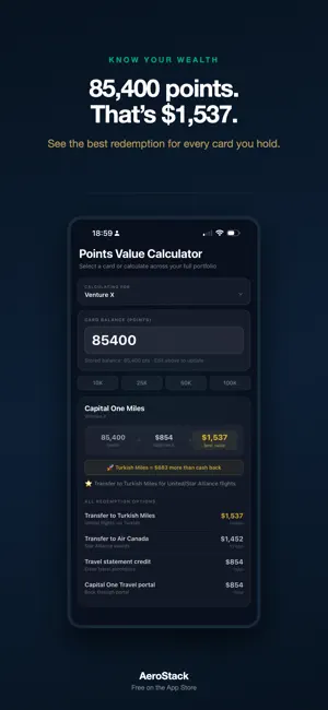 AeroStack: Travel Rewards screenshot 3