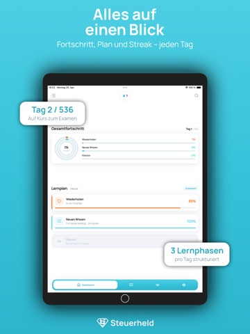 Steuerheld iPad screenshot
