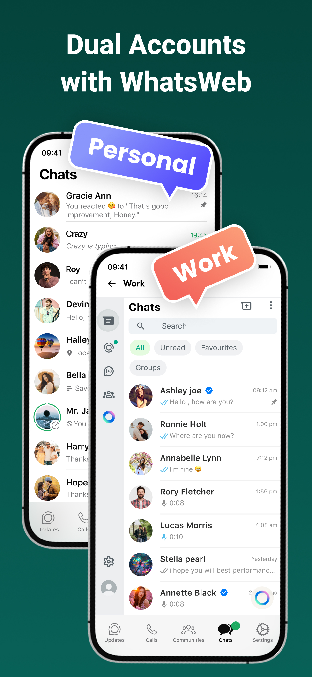 Whats Web Dual Chat Messenger